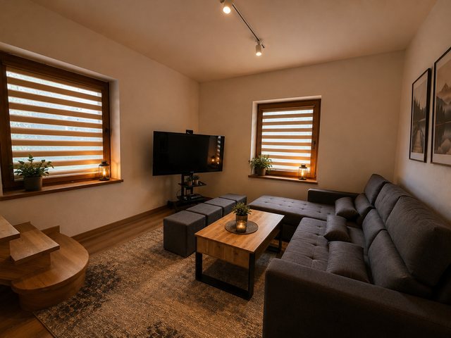 Dom nr 2 - salon w siedlisku Jabłonica